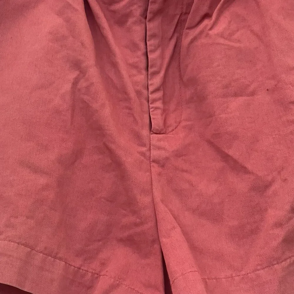 Womens Kate Spade Saturday Chino Shorts Sz 2 High Waisted Linen Blend Preppy